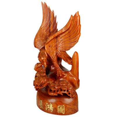 【仙作益發工藝紅木工藝品黃花梨大展鴻圖客廳擺件】圖片,海量精選高清圖片庫_仙游縣大濟益發工藝廠-中國網庫