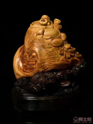 【福堂太行崖柏工藝品根雕陳化料人物木雕彌勒佛木質(zhì)擺件廠家直銷】仙游縣榜頭鎮(zhèn)福堂佛珠店 - 產(chǎn)品庫