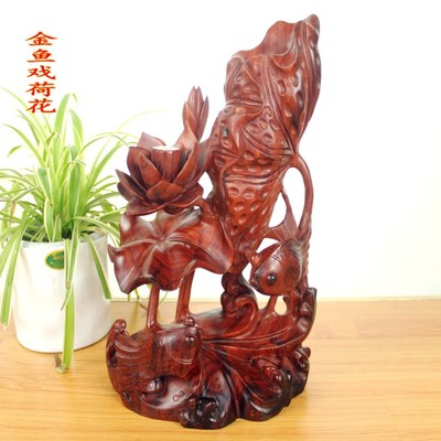 直批最新產(chǎn)品木雕江蘇南通升值紅檀動(dòng)物純手工家居簡約現(xiàn)代擺件